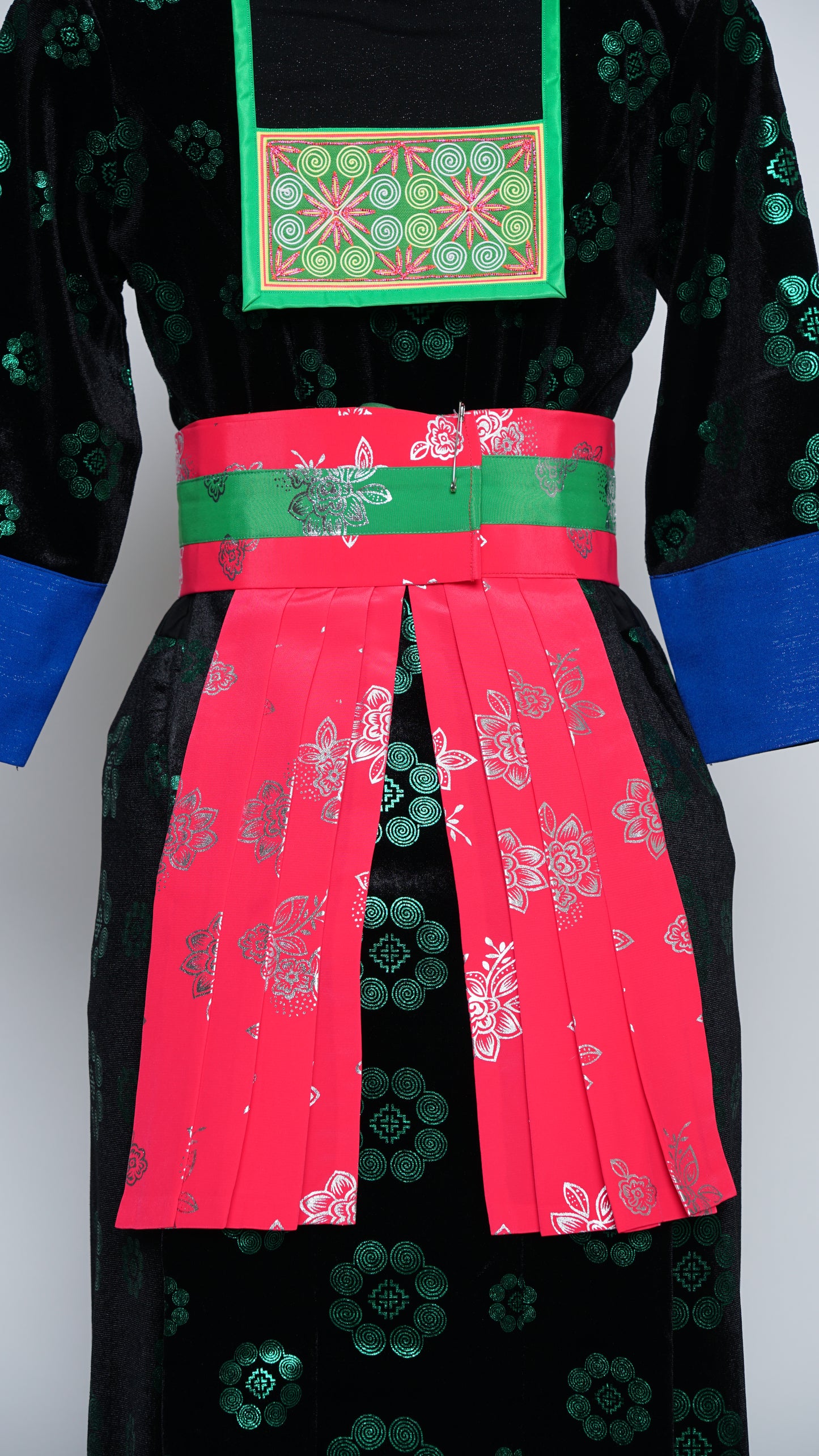 2 Piece Hlab Siv- Green Pink Floral