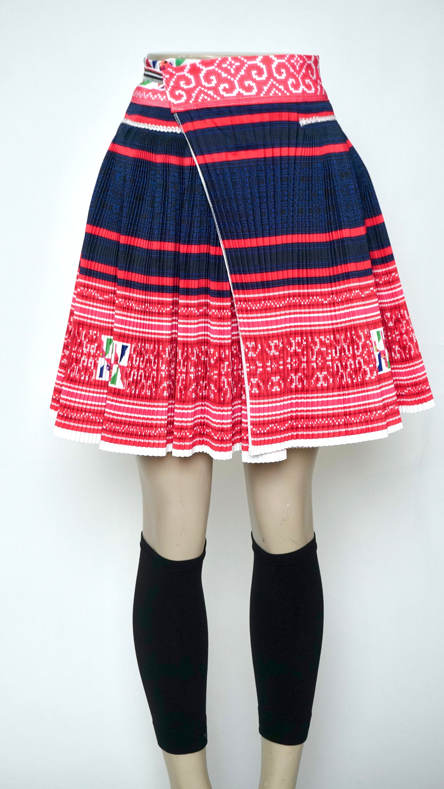 Printed Floral Fan Skirt