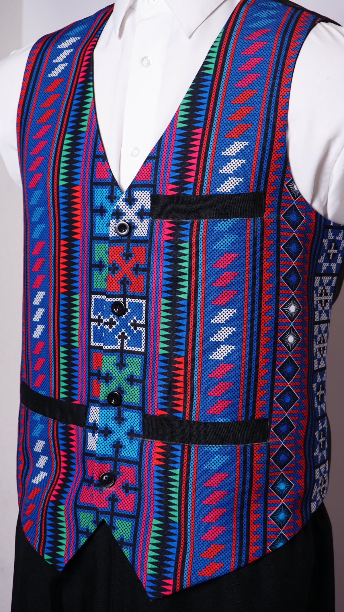 Printed Hmong Vest
