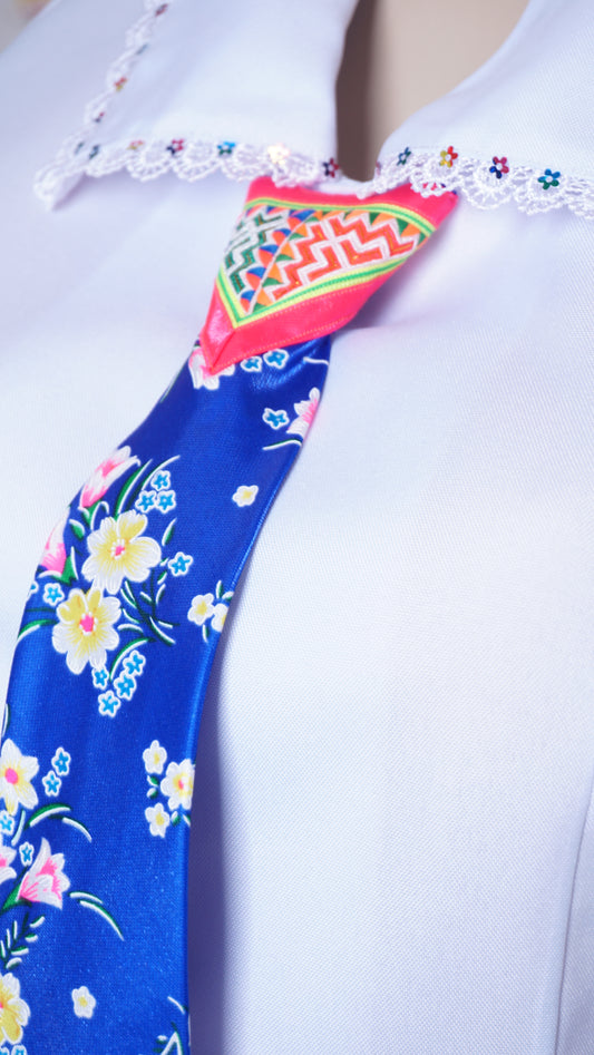Women Blue Tie