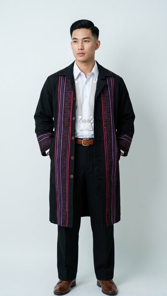 Hill Tribe Long Coat (50")