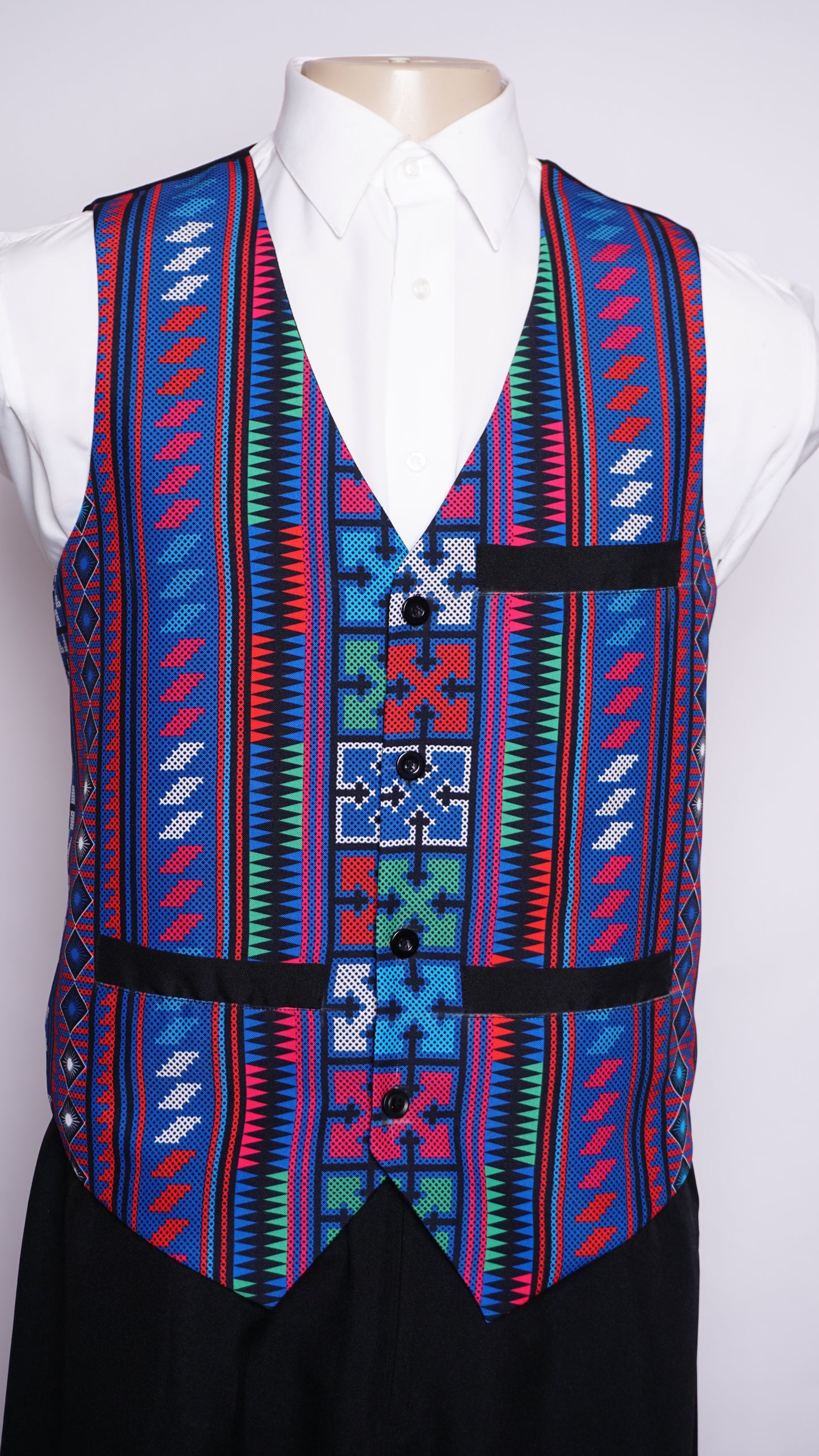 Printed Hmong Vest