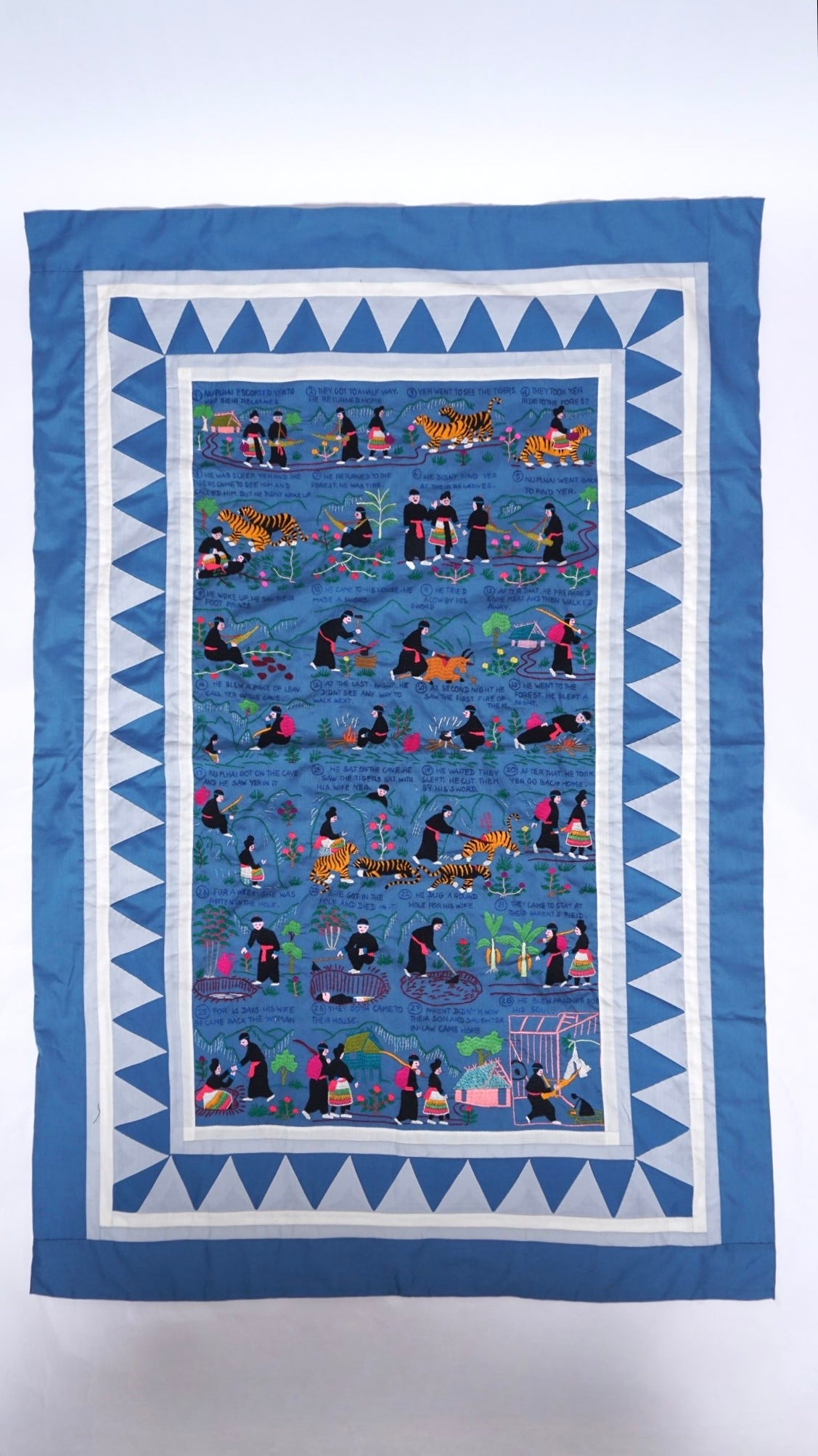 Ntxawm & Nujnplhaib Hmong Story Cloth