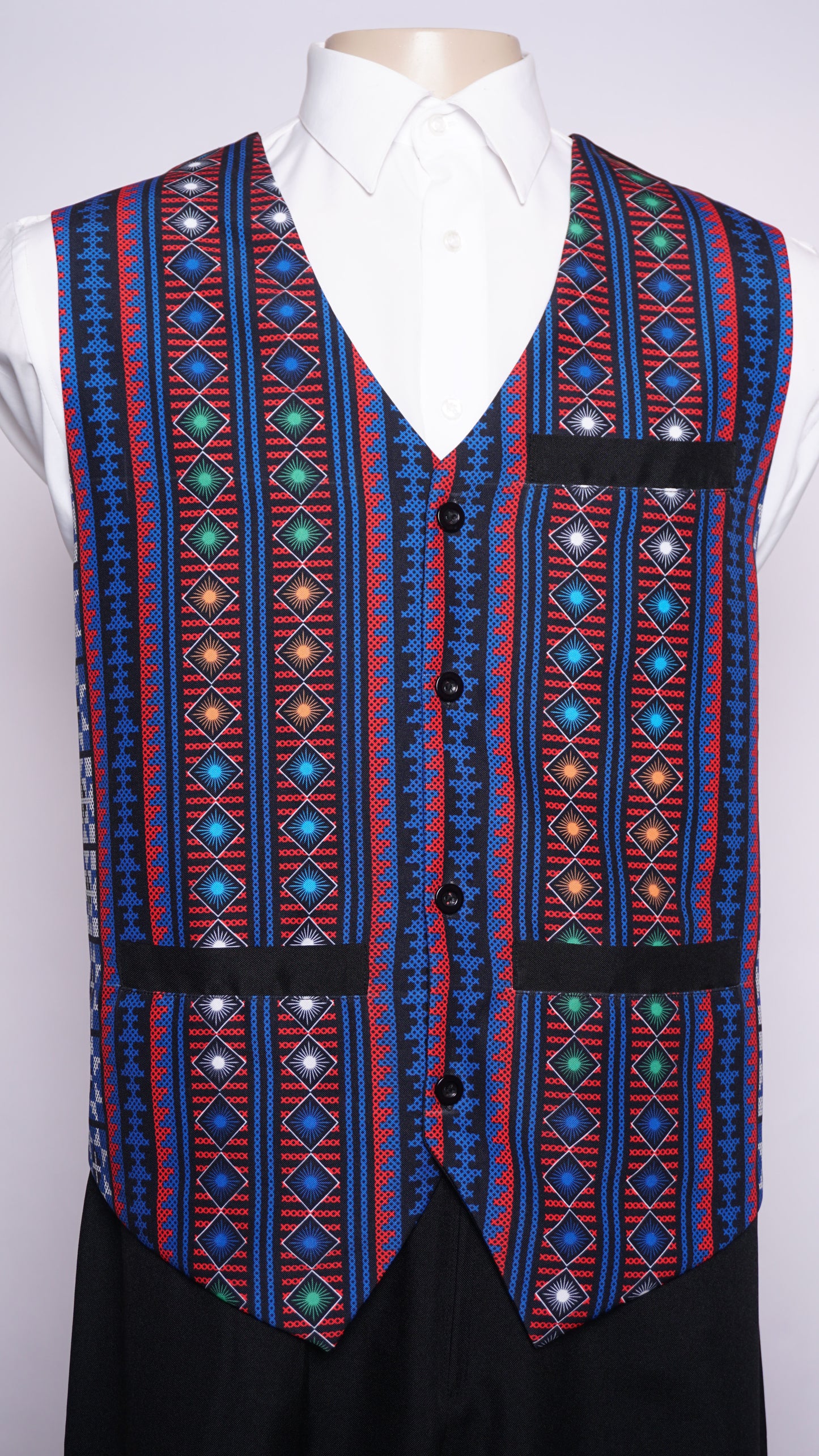 Printed Hmong Vest Sun
