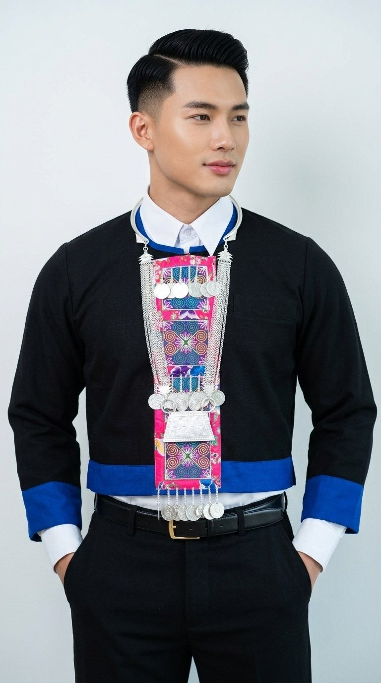 Long Sleeve Hmong Top