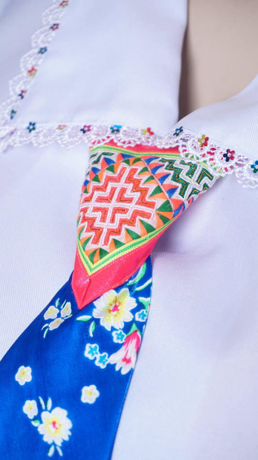 Women Blue Tie