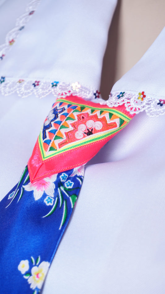 Women Blue Tie