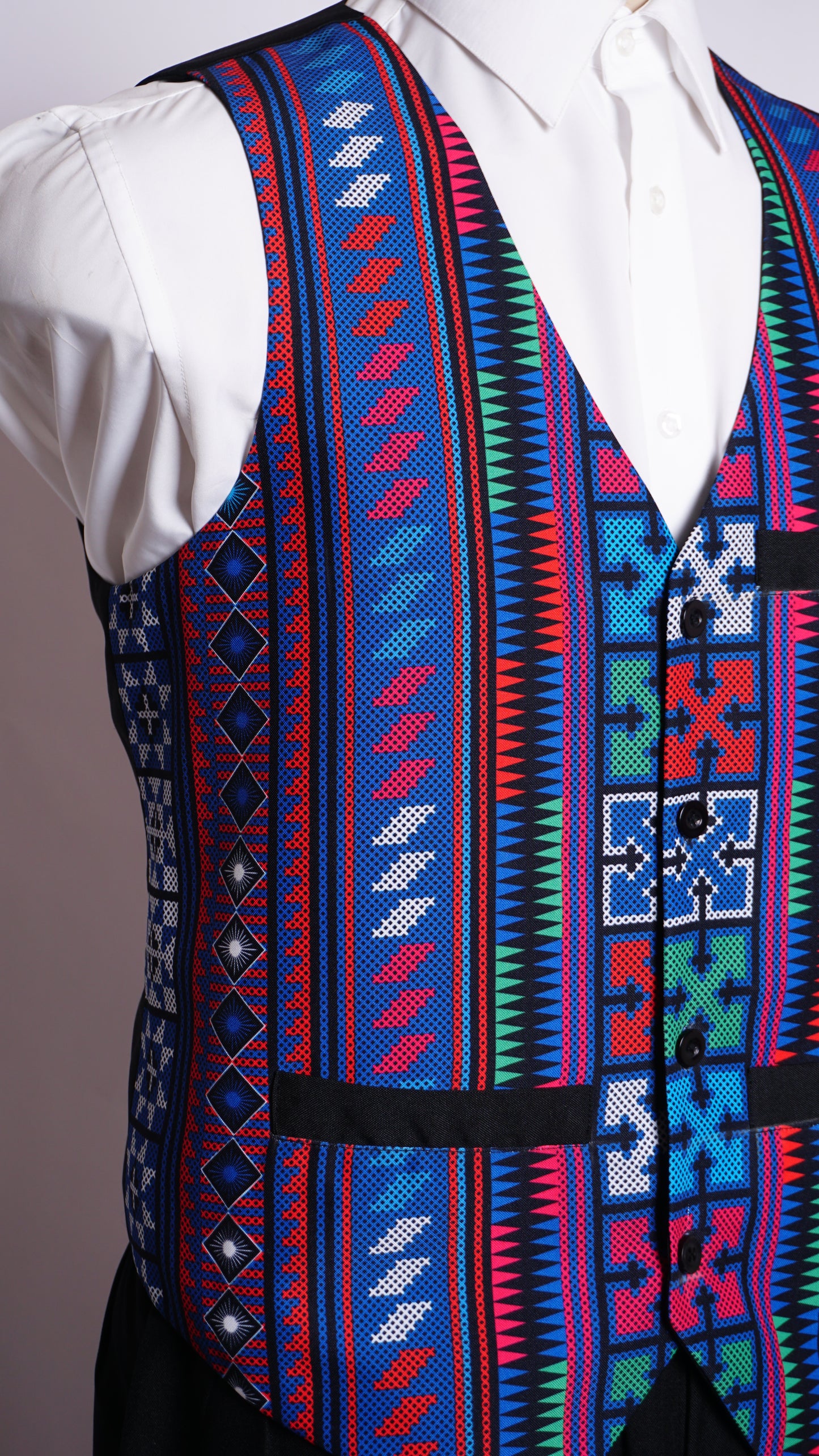 Printed Hmong Vest