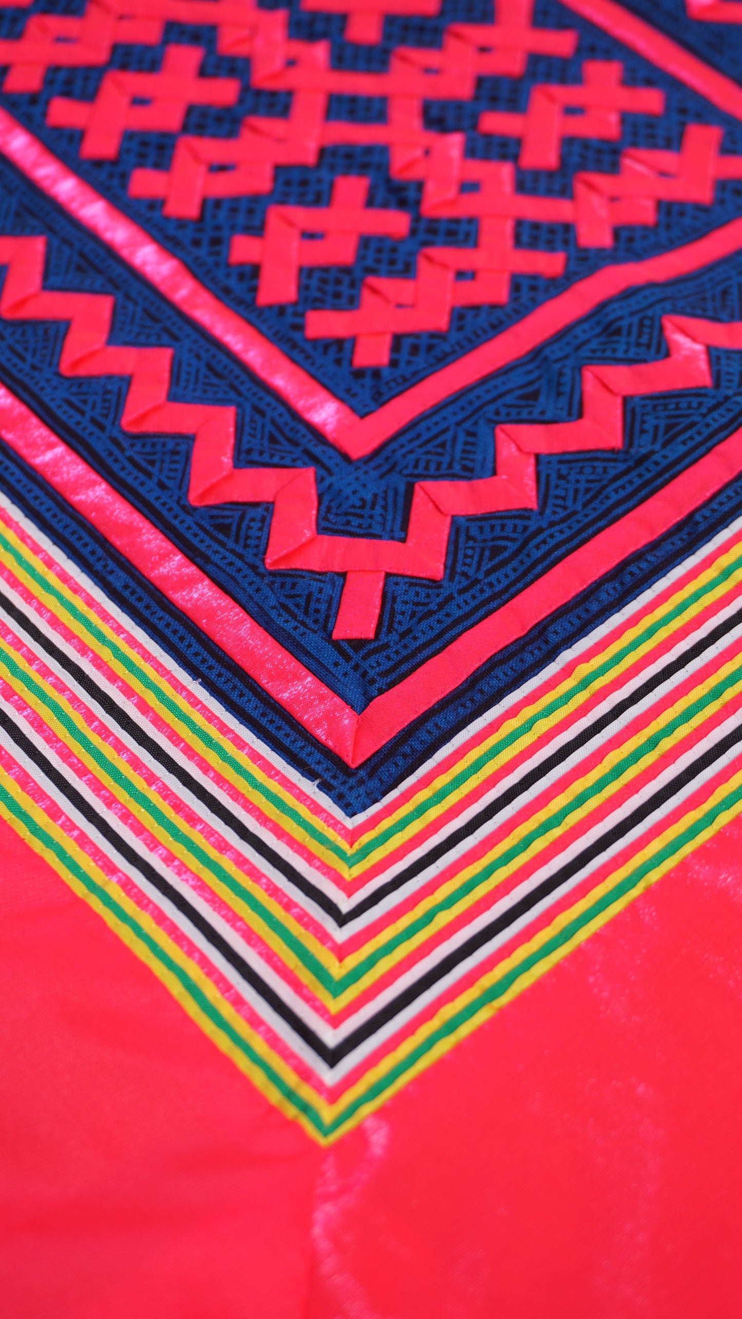 Handmade Hmong Baby Carrier- Pink