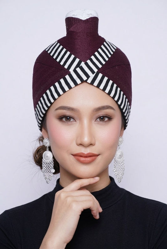 Faded Purple Phuam Txoom Suab Hat