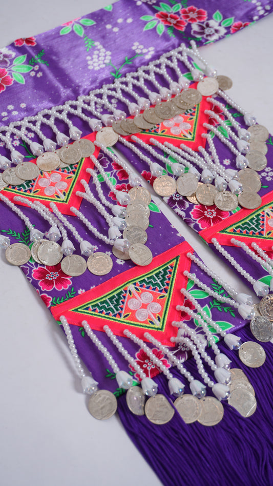 Purple Hlab Siv Money White Qwj (50")