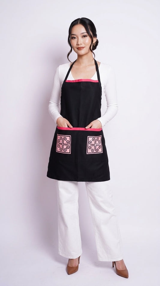 Pink Qwj Apron