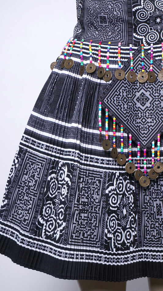 Printed Skirt Black
