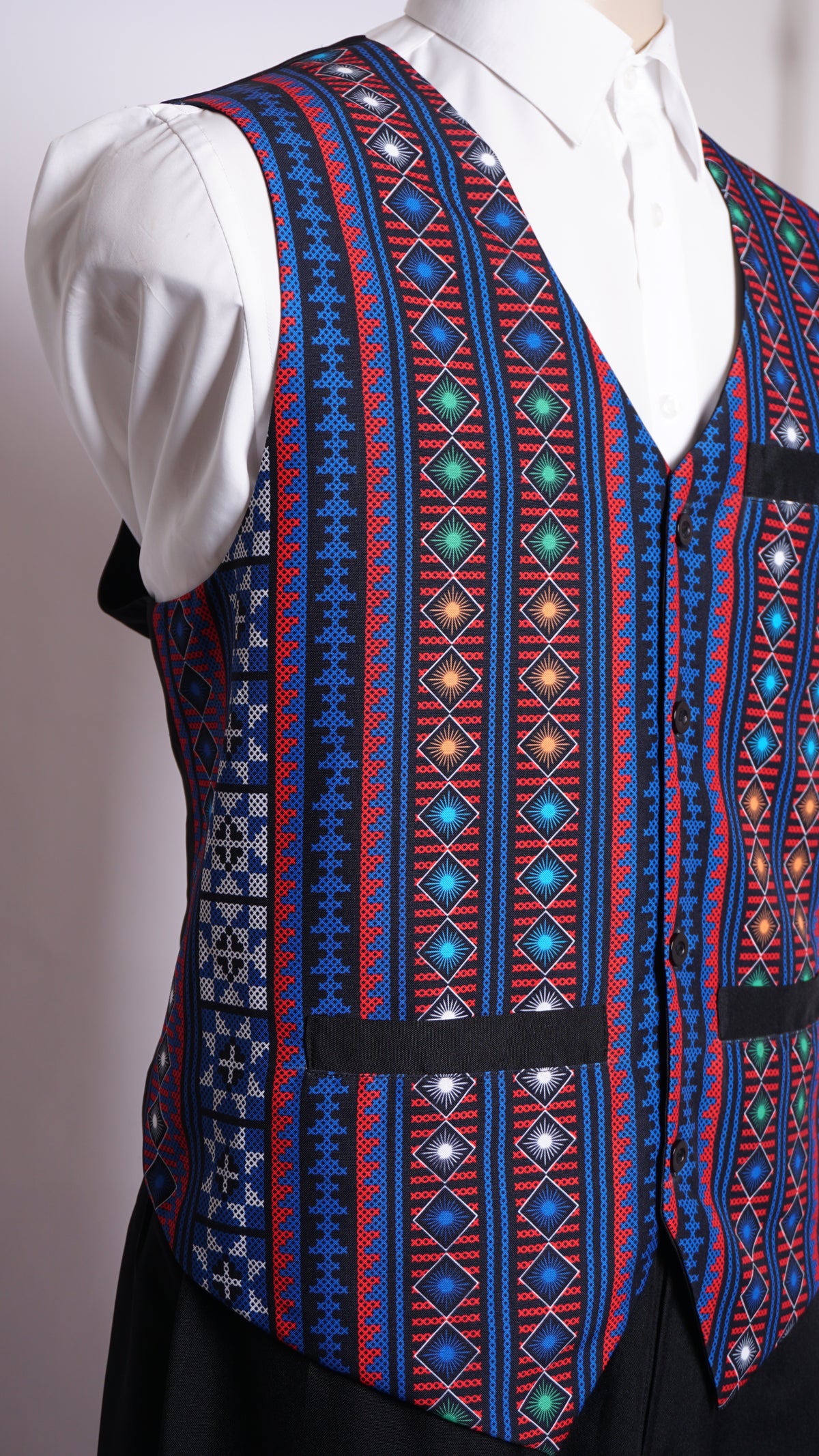 Printed Hmong Vest Sun