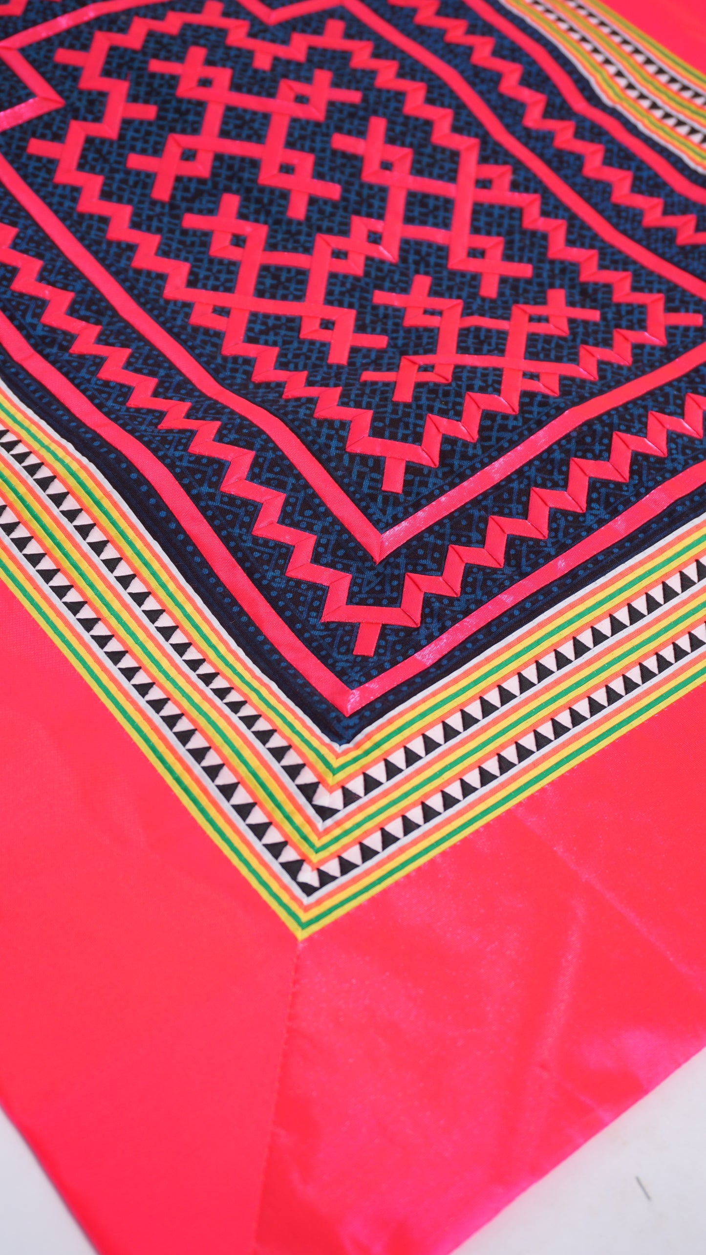 Handmade Hmong Baby Carrier- Pink