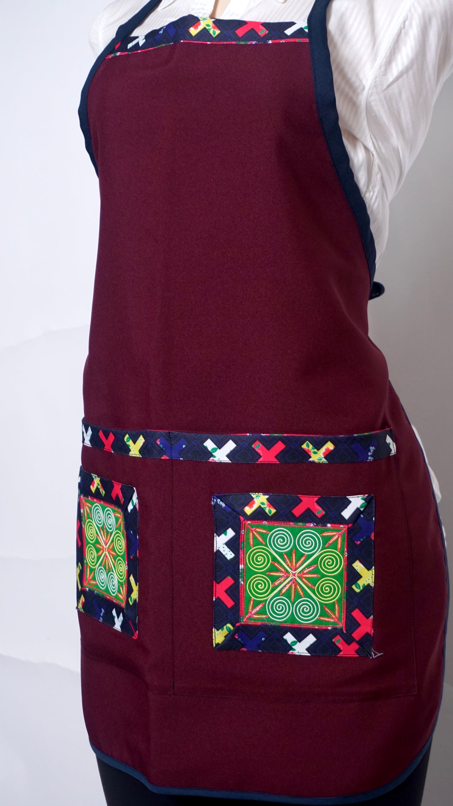 Apron-Burgundy