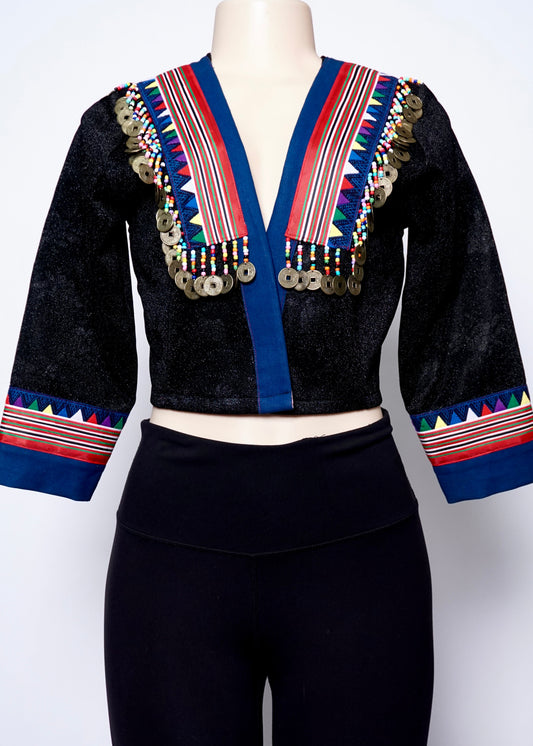 (NEW) Hmong Hill Tribe Crop Top (36")