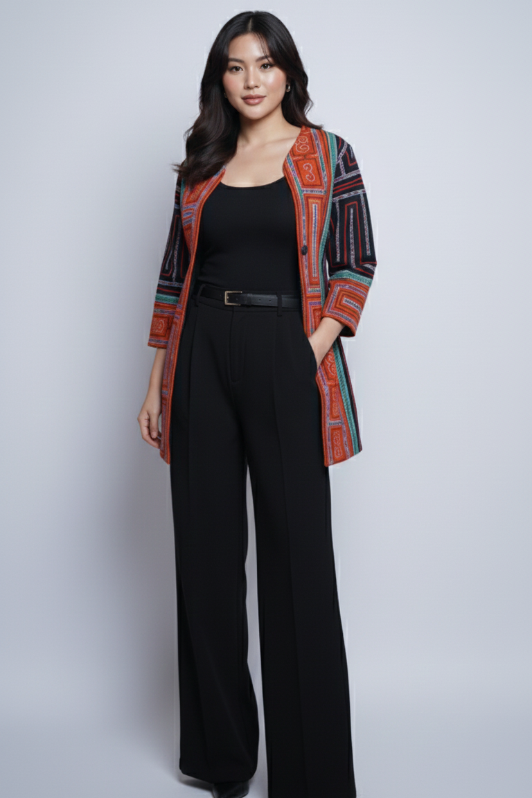 Hill Tribe Long Coat (46")