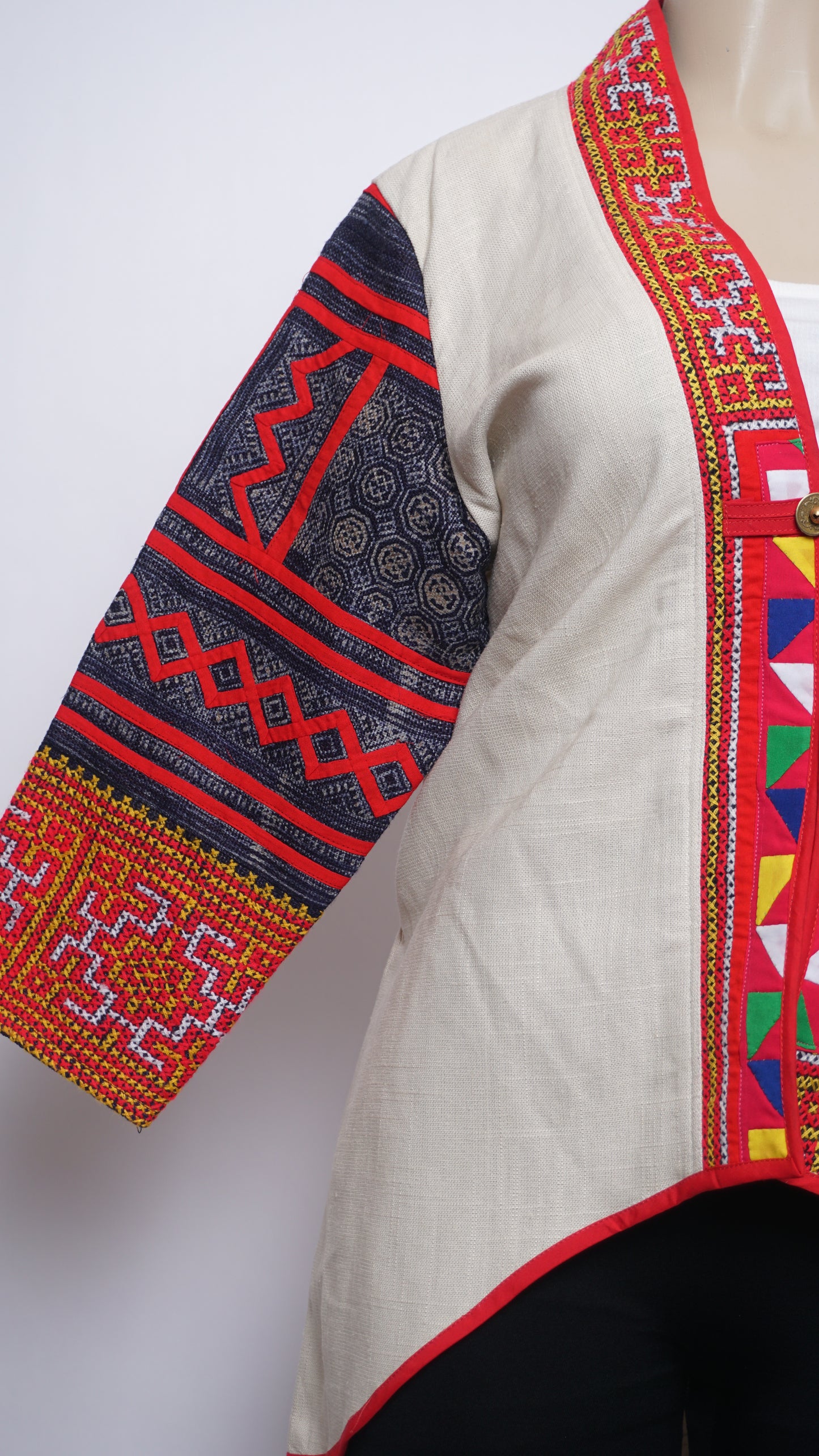 Hill Tribe High-Low Cardigan (44")