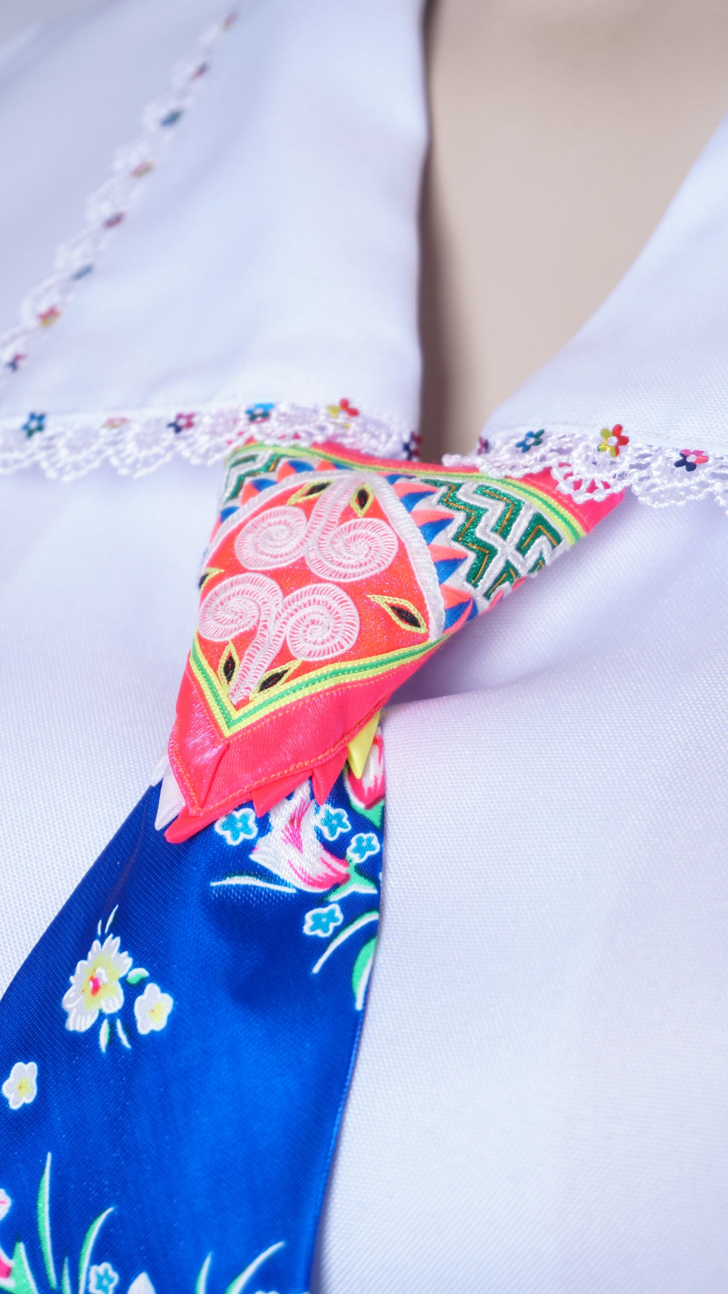 Women Blue Tie