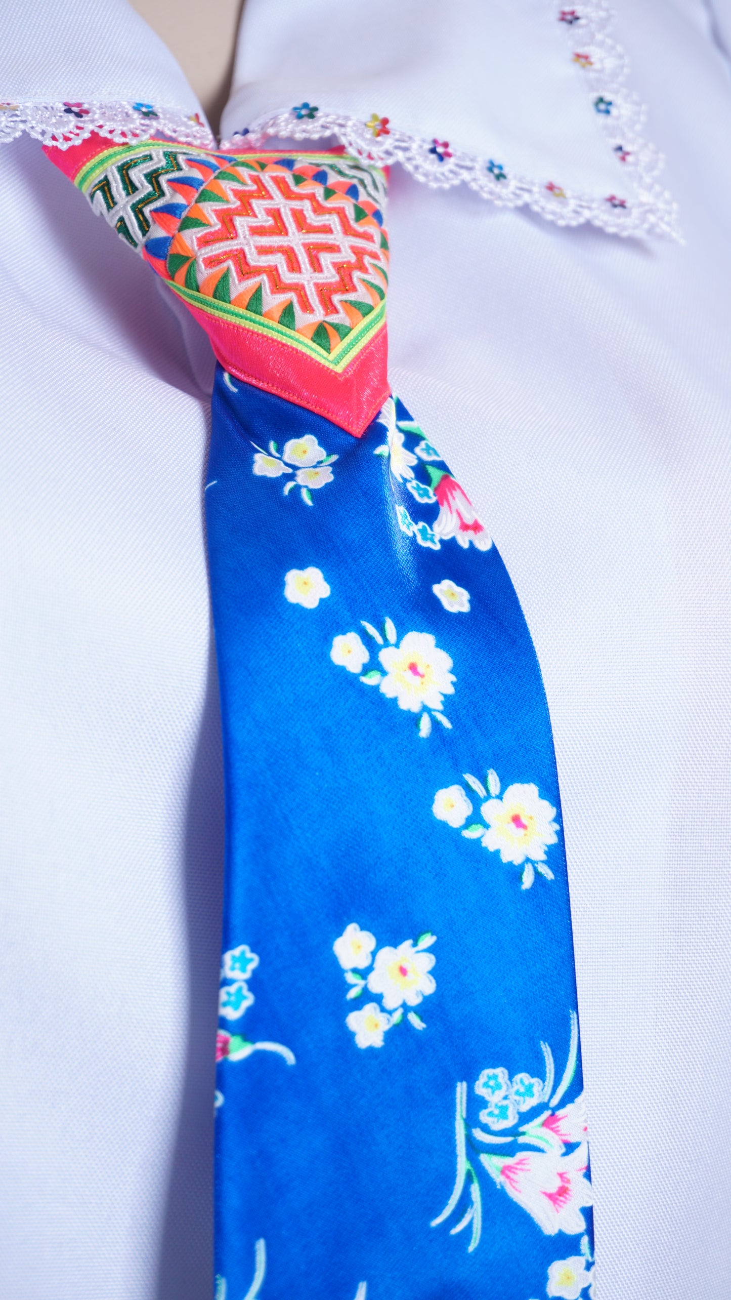 Women Blue Tie