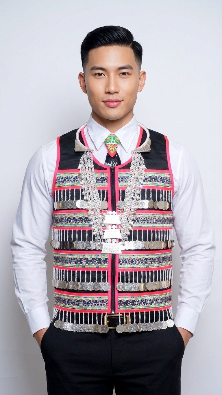 Machine Sew Money Vest-Pink