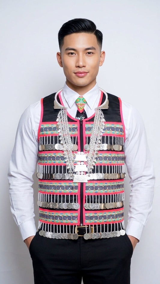 Machine Sew Money Vest-Pink