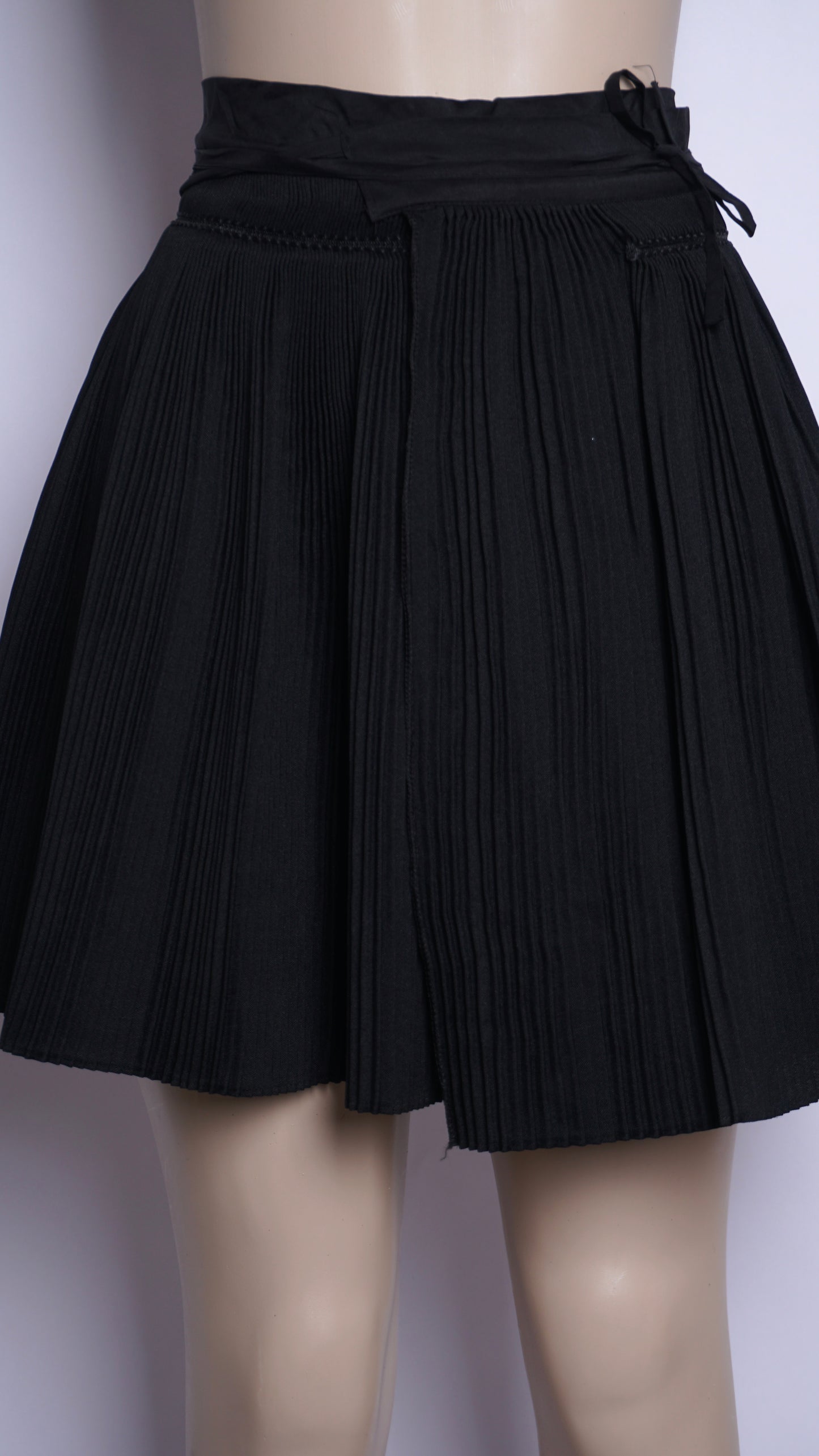 Pleated Black Skirt