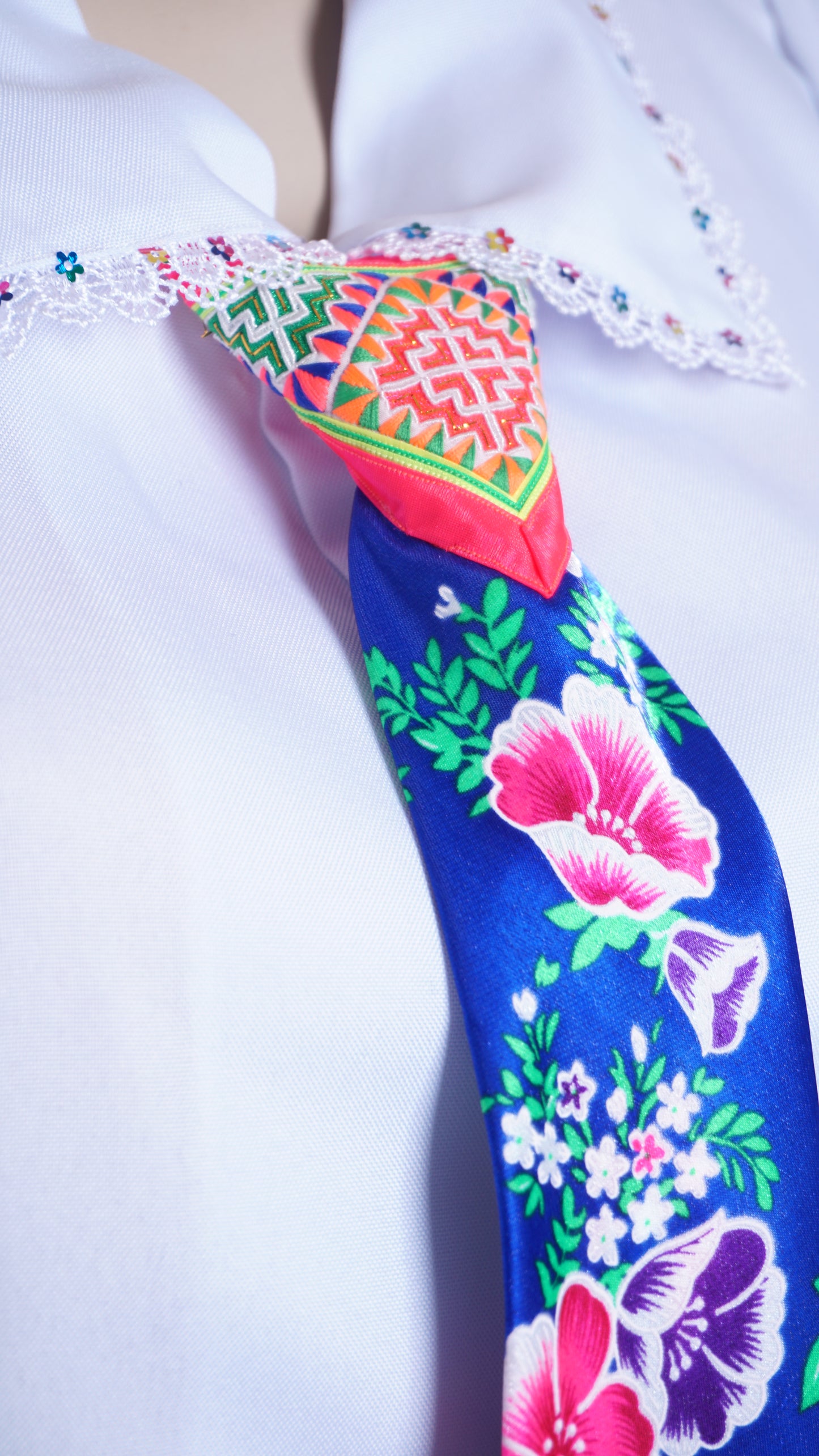 Women Blue Tie