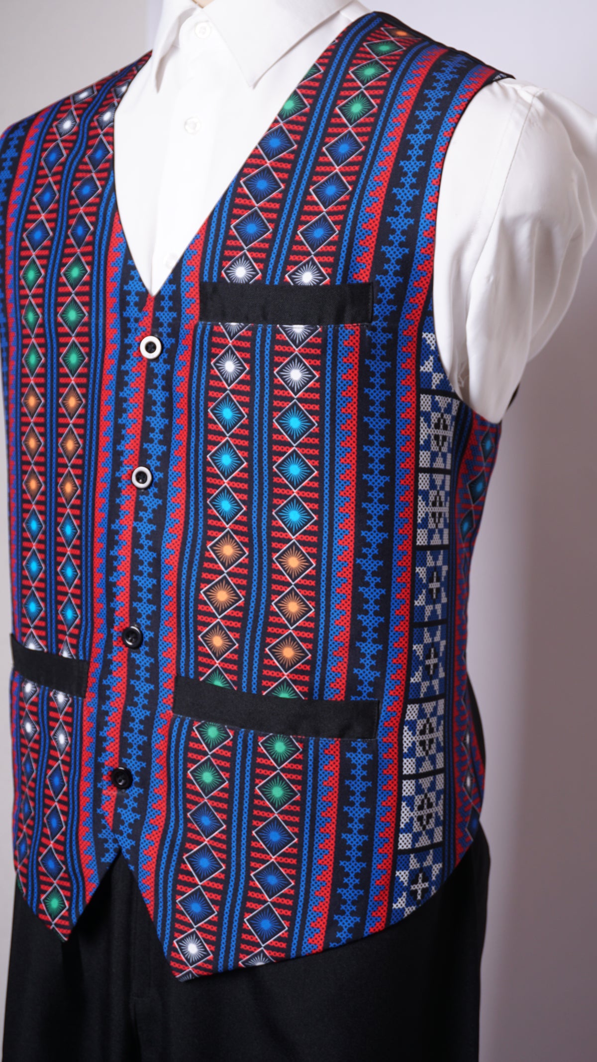 Printed Hmong Vest Sun