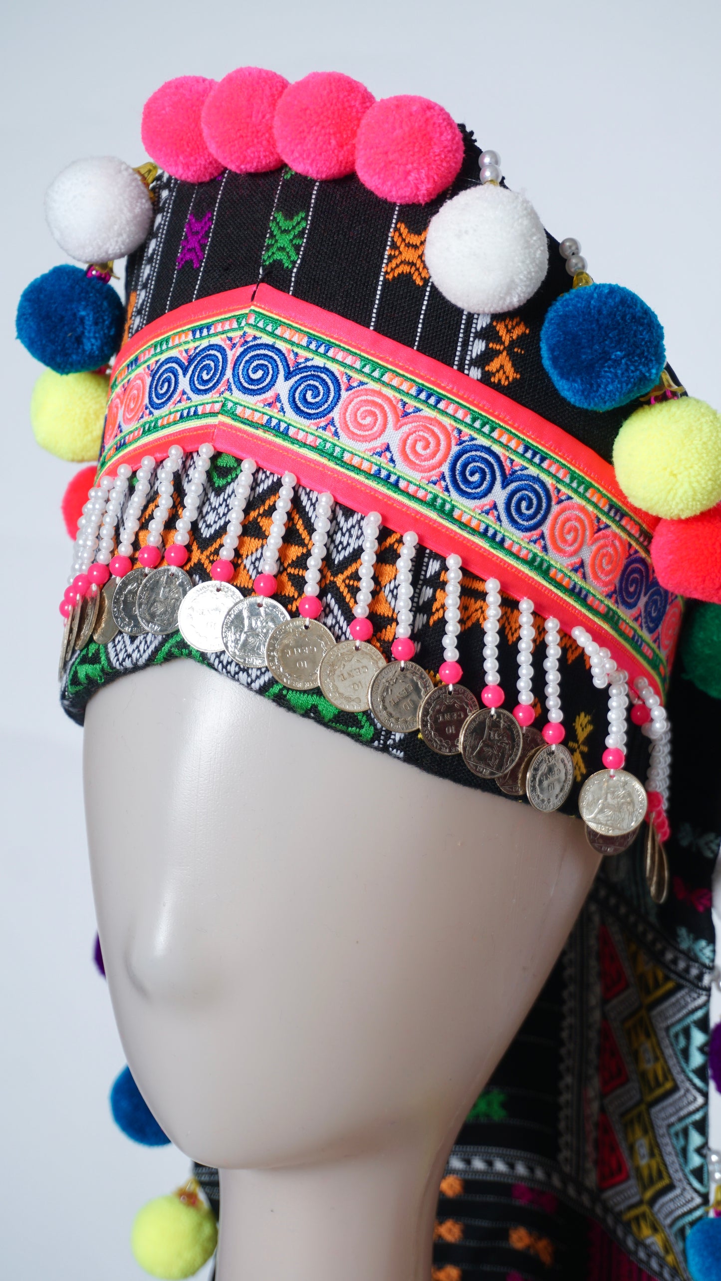 *Hmong Txaij Hat (22"-23")