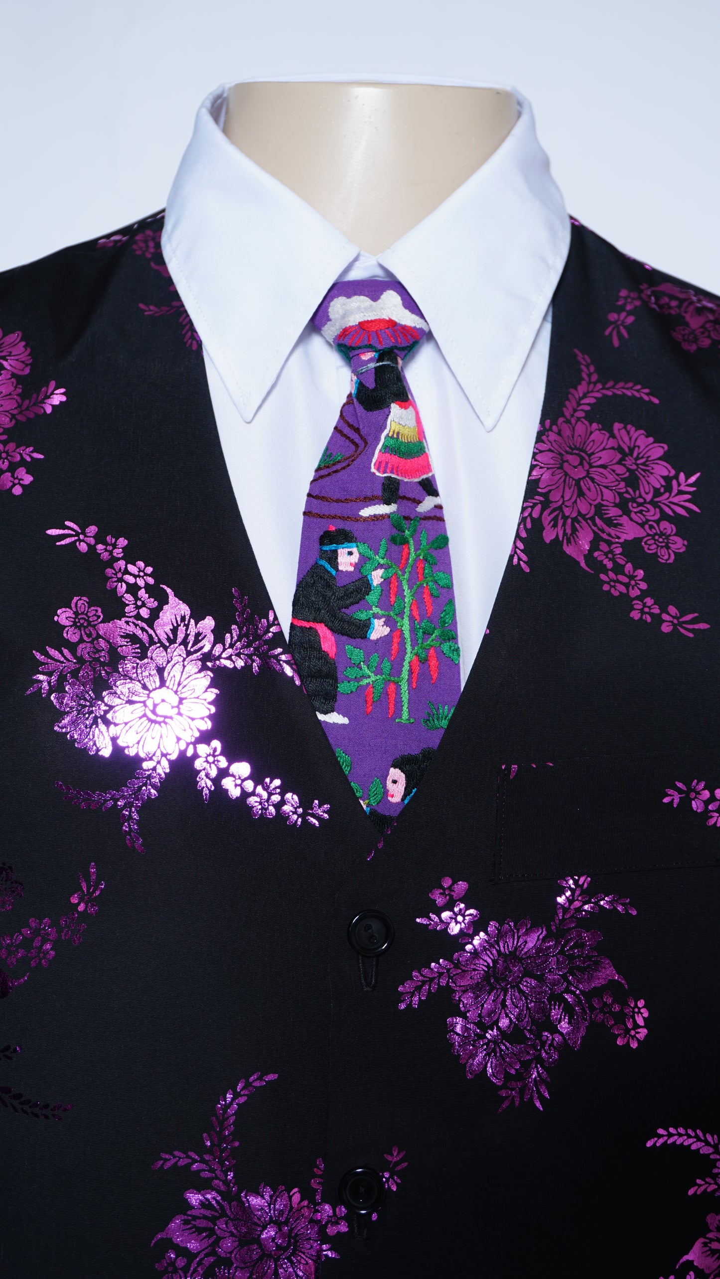 Men's Tie Purple