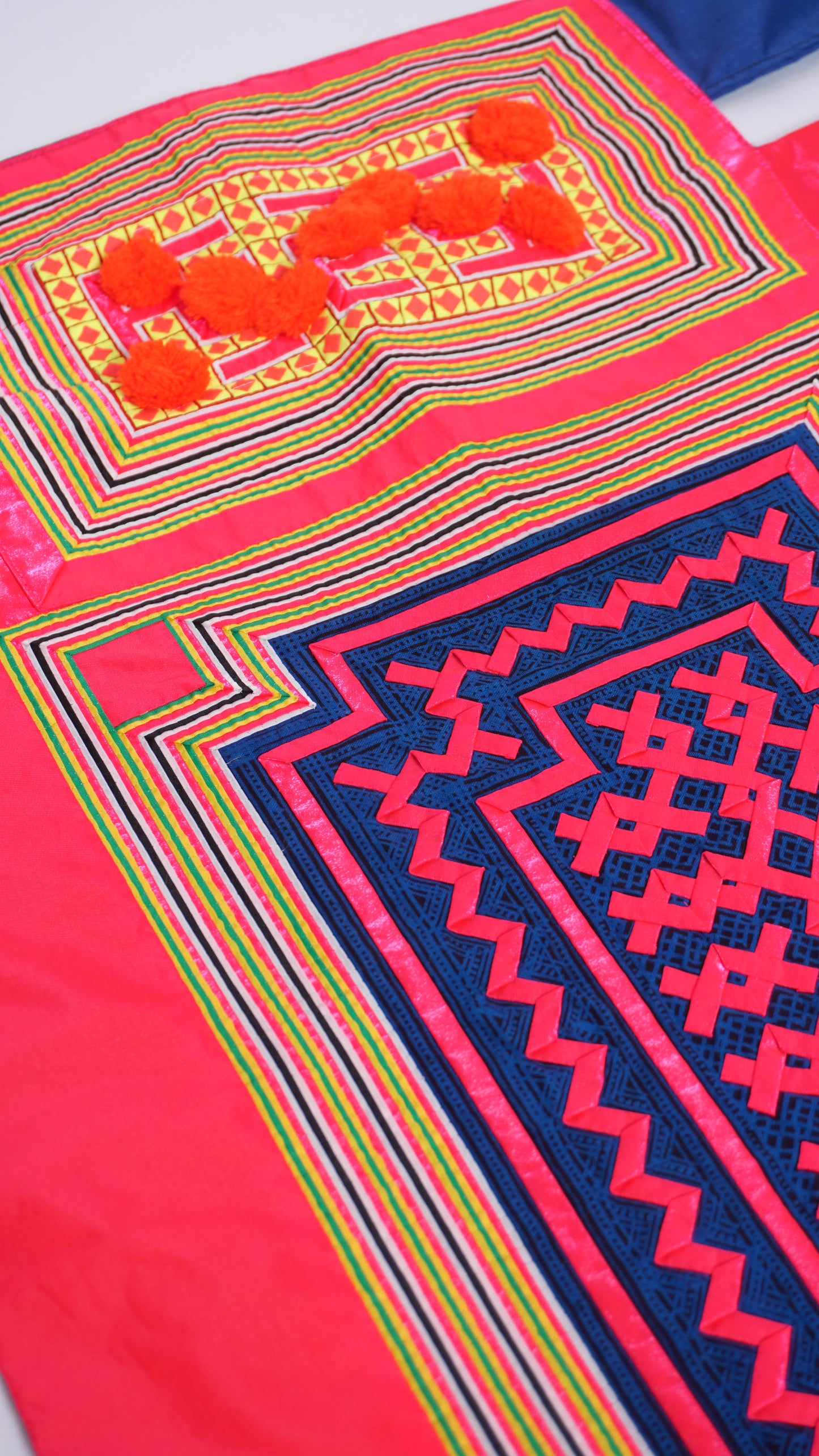 Handmade Hmong Baby Carrier- Pink