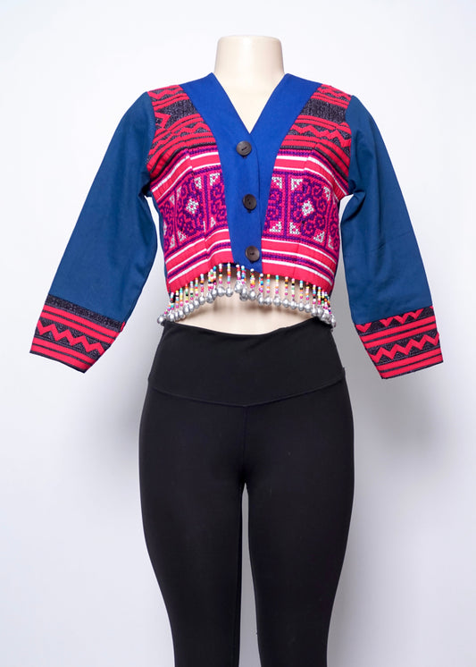 (NEW) Hmong Hill Tribe Crop Top (38")