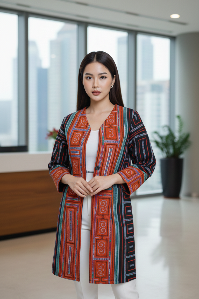 Hill Tribe Long Coat (46")