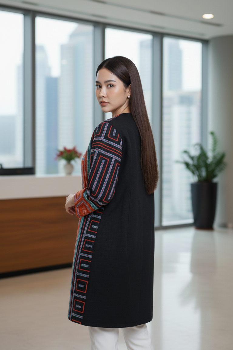 Hill Tribe Long Coat (46")