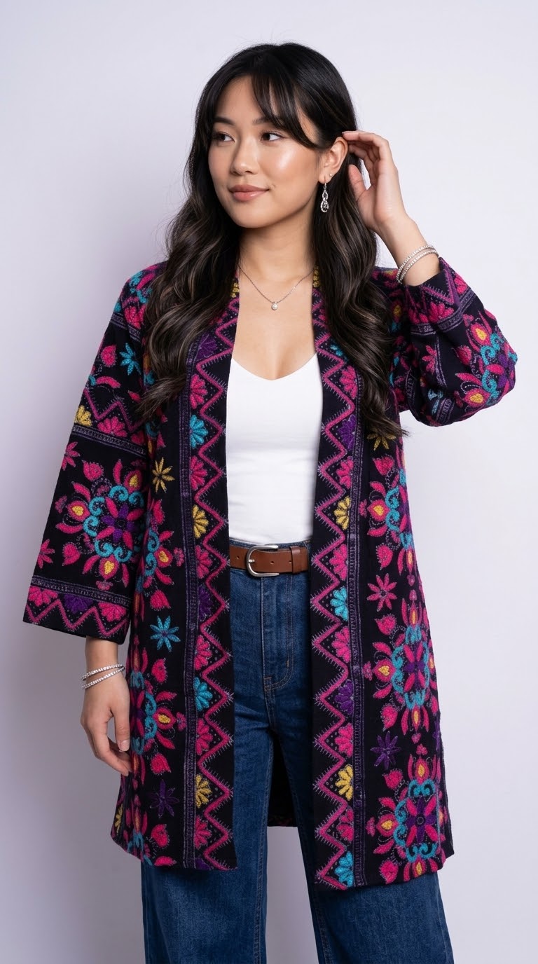Hill Tribe Long Coat