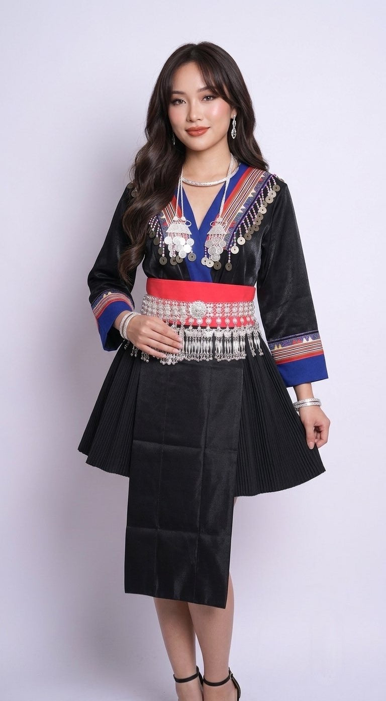 Hmong Hill Tribe Outfit