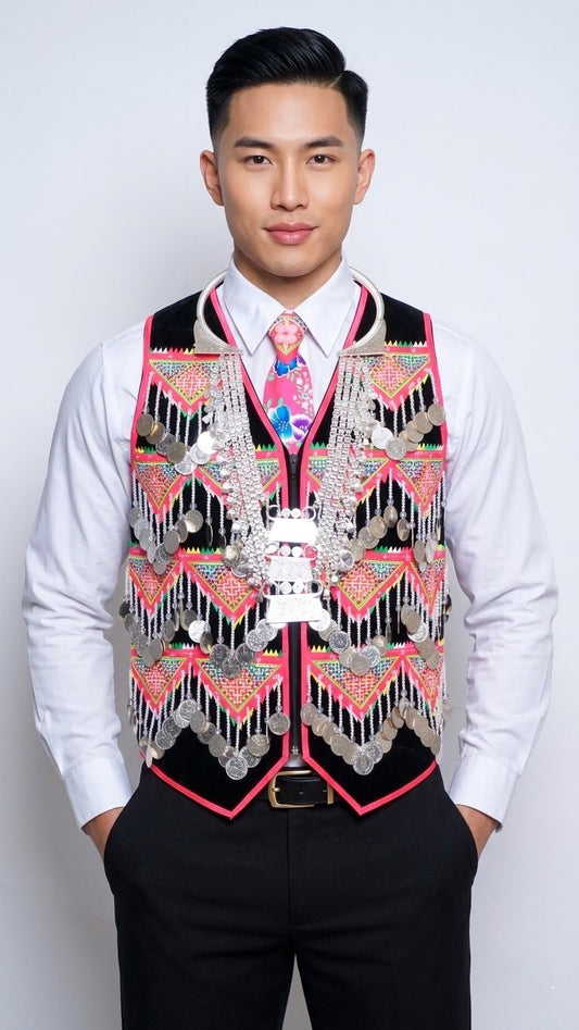 Handmade Pajntaub Mos Money Vest*