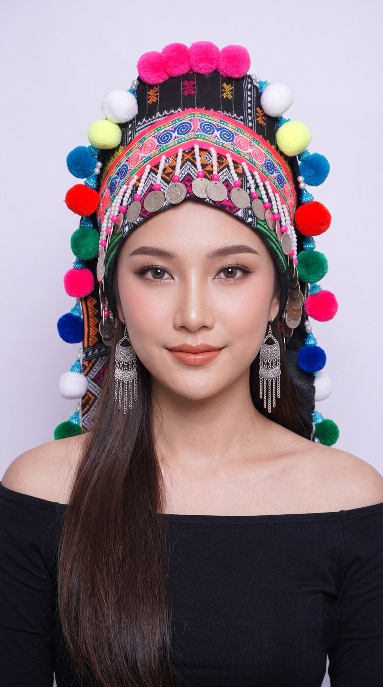 Hmong Txaij Hat (21")