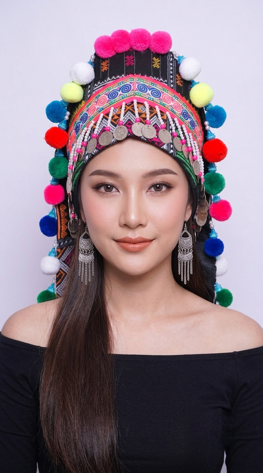 Hmong Txaij Hat (21")