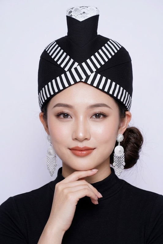 Black Phuam Txoom Suab Hat