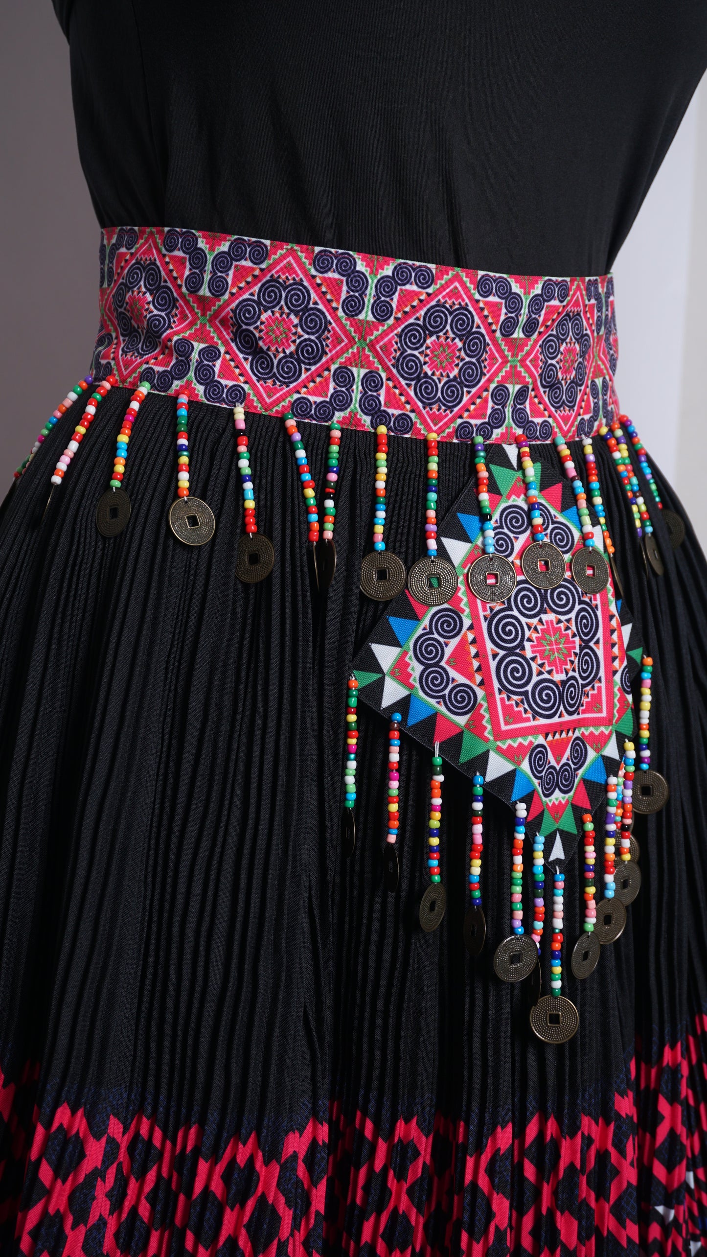 Printed Skirt Pink