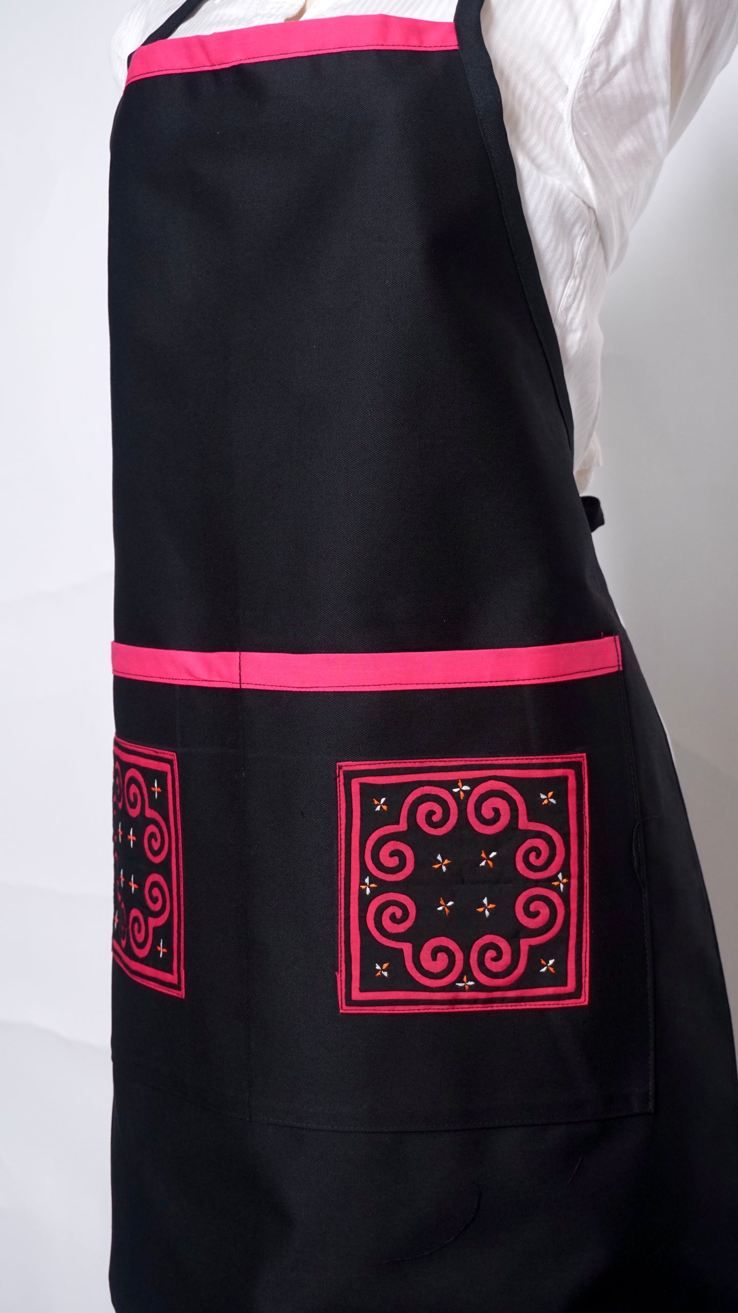 Pink/Black Apron