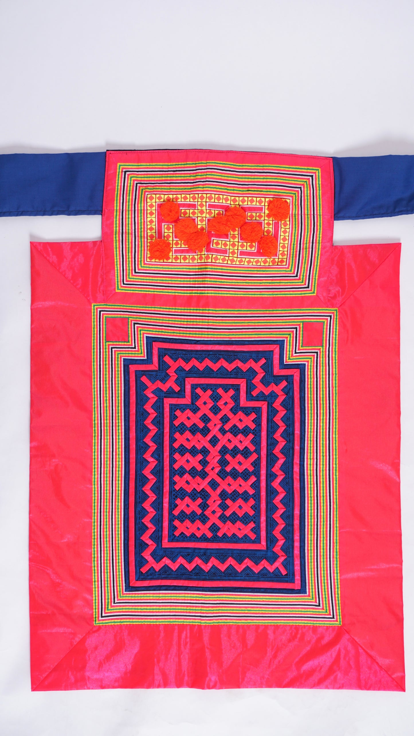 Handmade Hmong Baby Carrier- Pink
