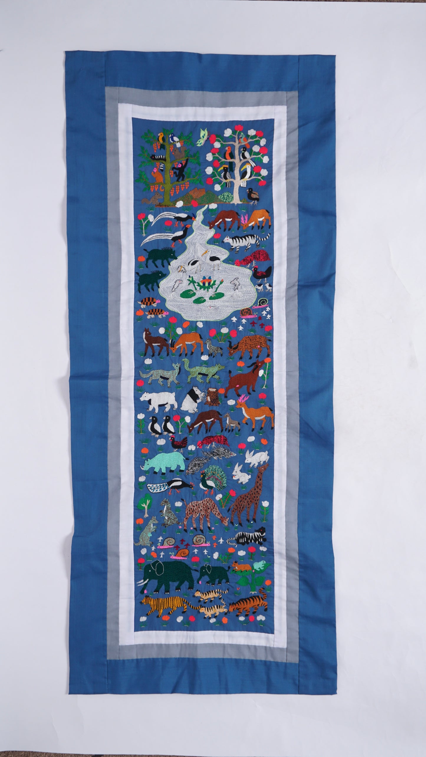 Wildlife Jungle Hmong Story Cloth
