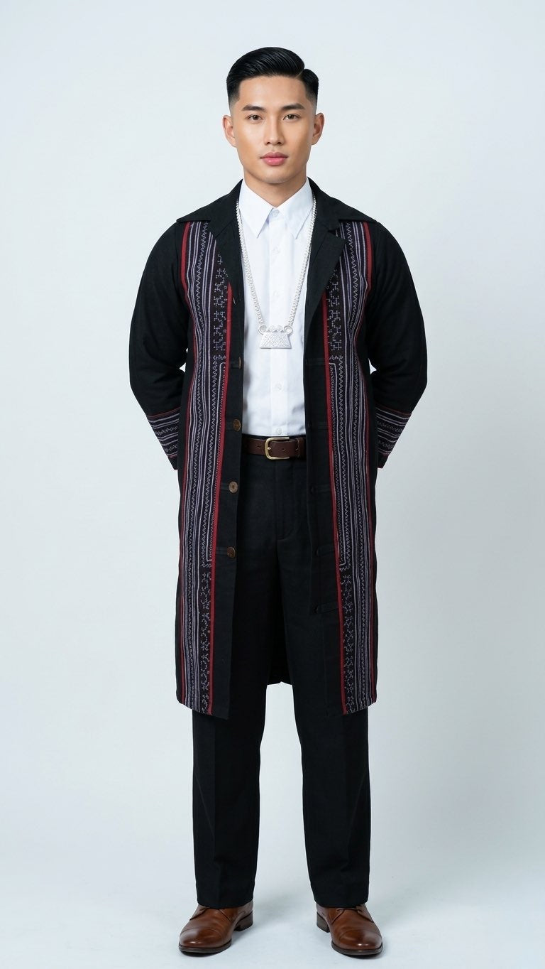 Hill Tribe Long Coat (38")