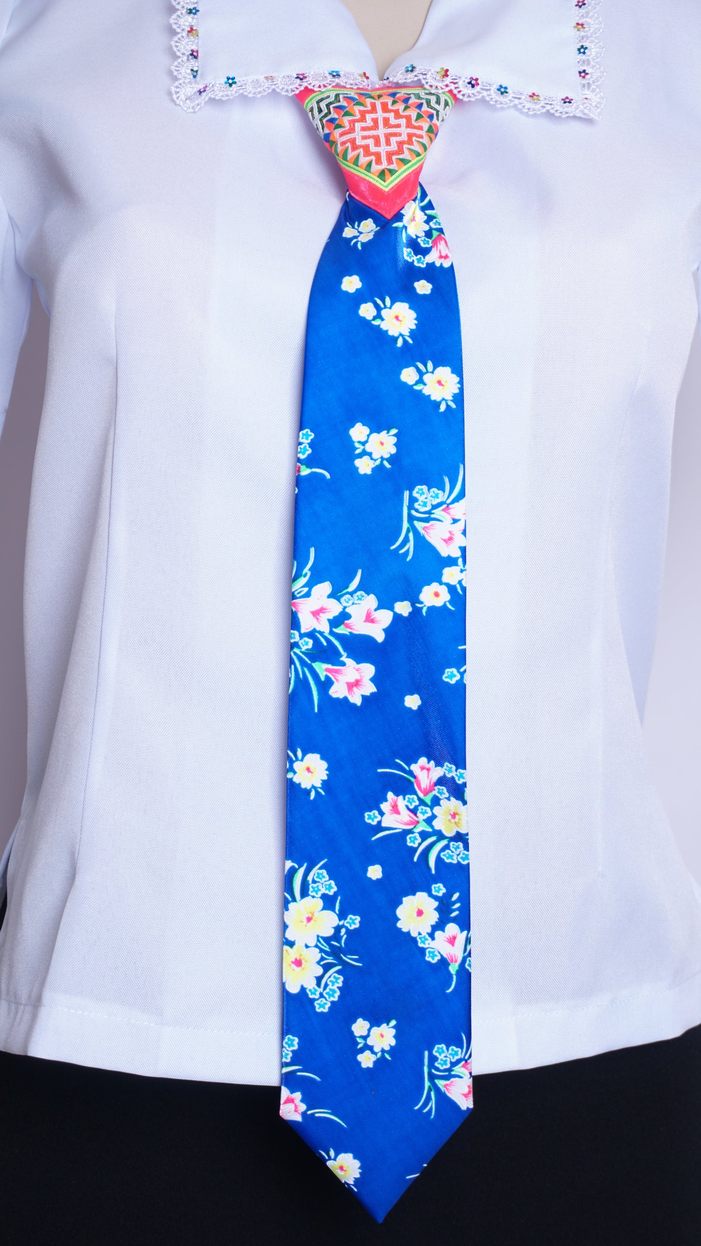 Women Blue Tie