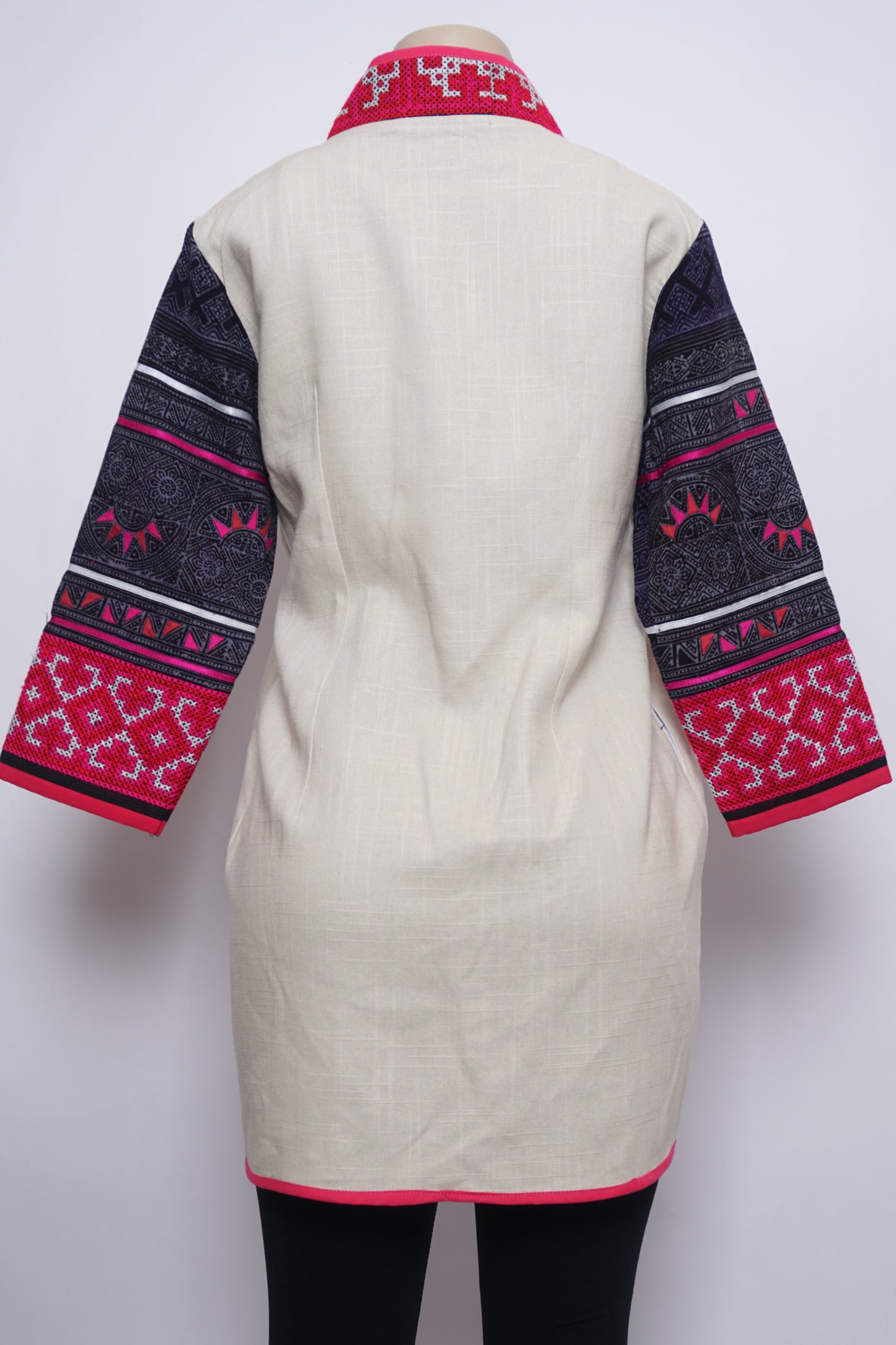 Hill Tribe High-Low Cardigan (40")
