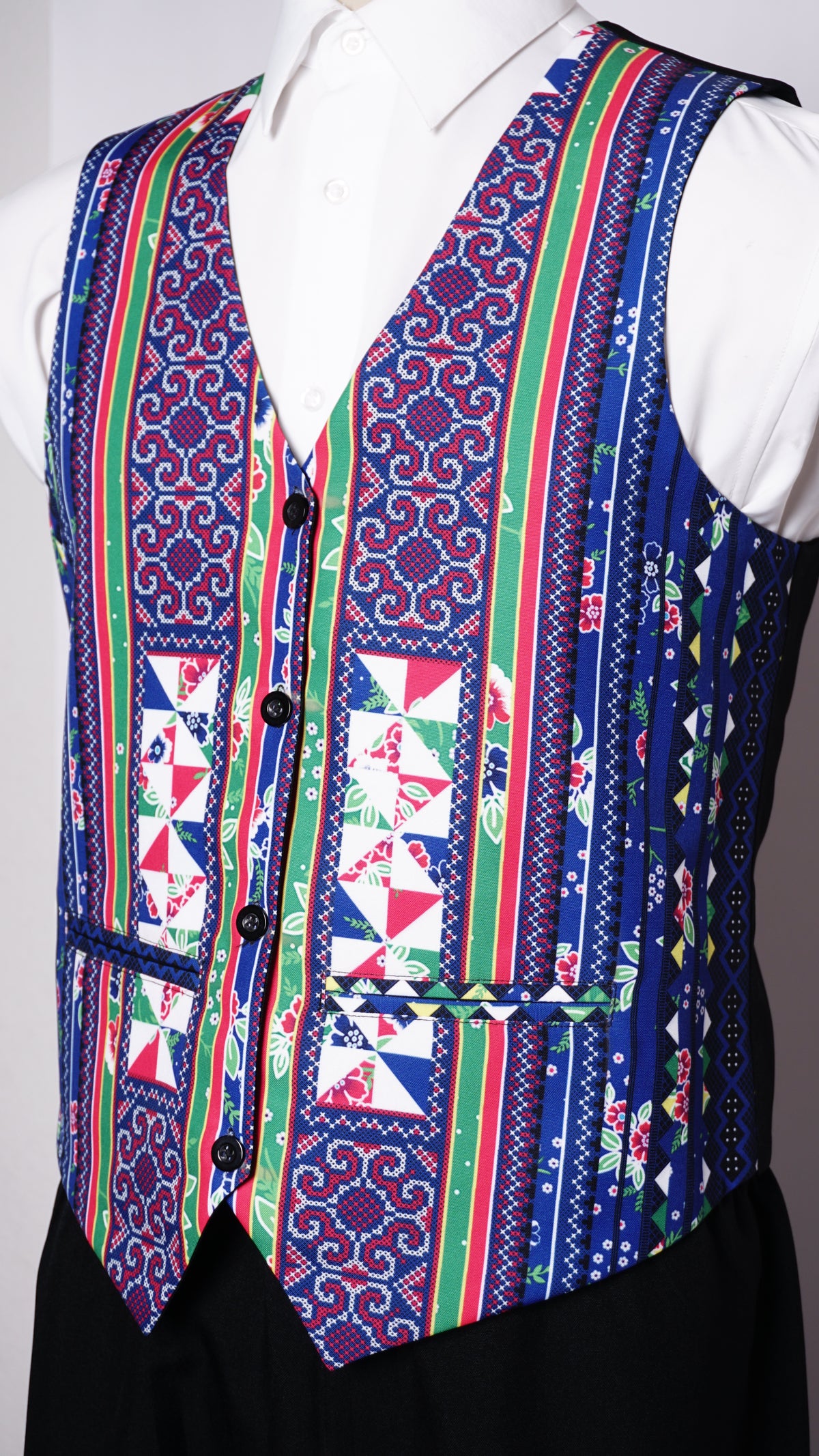 Printed Hmong Vest
